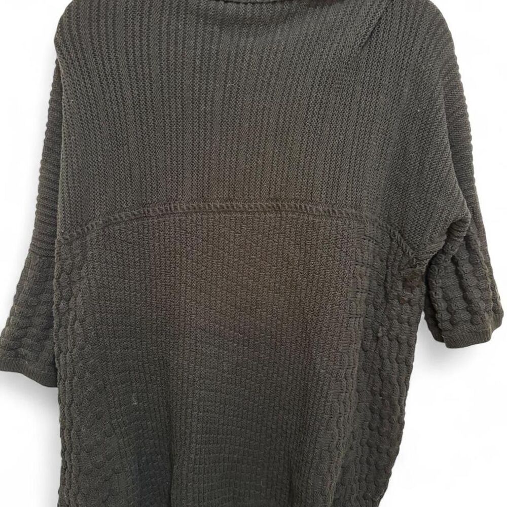 Lane Bryant Women's Black Cable Knit Sweater Fall Winter Cardigan - Picture 4 of 5
